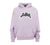 Lost Youth Sweat-shirt 'Sunny' lilas / violet pastel / violet clair / noir, Taille S