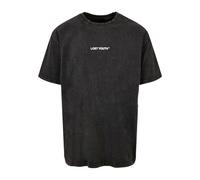 Lost Youth T-Shirt 'Chaos' violet / noir, Taille XS