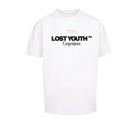 Lost Youth T-Shirt écru / noir / blanc, Taille L
