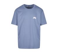 Lost Youth T-Shirt 'Flowers' nude / bleu fumé / jaune clair / blanc, Taille XL