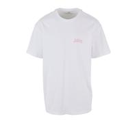 Lost Youth T-Shirt 'Slay Or Play' bleu / violet / rose ancienne / blanc, Taille XL