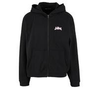 Lost Youth Veste de survêtement 'Slay or Play' bleu violet / rose / noir / blanc, Taille L