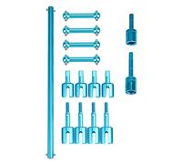 Losueeun Arbre d'entraînement en métal pour chien TT01 TT-01 TT01D TT01E RC Accessoires de rechange de voiture