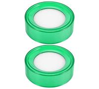 Losueeun Losueeun(R) Lot de 2 éponges humides en plastique vert 7 cm de diamètre pour caisses d'argent