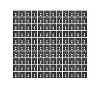 Losueeun Lot de 120 autocollants pour clavier mécanique - En mousse - Pour interrupteur - Stabilisateur de bruit - A