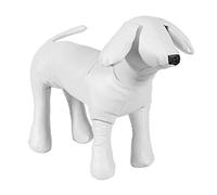 Losueeun Mannequin de vitrine en cuir pour chien Position debout Modèle chien Jouet pour animaux de compagnie Mannequin de vitrine L