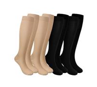 Losvcbcx 2/4/6/7 paires de chaussettes de compression pour hommes et femmes de 15 à 20 mm de titane sont les meilleurs articles sportifs et médicaux pour les infirmières de course, de vol et de voyage
