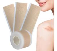 Losveo - Silicone Scar Sheets with Collagen for Wrinkles New Formula Reusable Scar Tape (1.6" X 60"-1.5m), Waterproof Silicone Strips for Rapid Fading Various Scars (1)