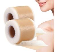 Losveo - Silicone Scar Sheets with Collagen for Wrinkles New Formula Reusable Scar Tape (1.6" X 60"-1.5m), Waterproof Silicone Strips for Rapid Fading Various Scars (2)