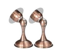 LOSVIP # 2er-Pack Türstopper, Türstopper, Türschnäpper, rostfreier, robuster Türhalter, Türstopper für die Unterseite der Tür, selbstklebender Türstopper ohne Bohren (B, One Size)