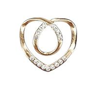 LOSVIP # Schal Ring Clip T Shirt Krawatten Clips Kleidung geknotet für Frauen Metall runden Kreis Shirt Clip Schnalle (GD1, One Size)