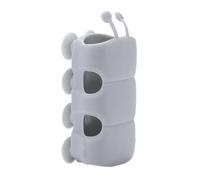 LOSVIP # Silicone Shower Head Holder 2024 Upgrade Relocatable Shower Head Suction Cup Holder Adjustable Shower Holder For Bathroom Non Drilling (Grey, One Size)