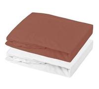 Mon PTIT Dodo LOT 1 ALESE PU + 1 Drap Housse Blanc/TOMETTE 70 x 140 cm