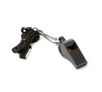 Lot 1 sifflet plastique + 1 cordon Noir TU Unisex