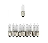 Lot 10 Ampoule Flosser Pour Auto Moto 12v 21w Blanche Bay9s / 6021 Neuf