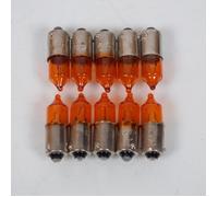 Lot 10 Ampoule Lampe Orange Clignotant 12v 21w Culot Bax9s Ergots Décalés Moto