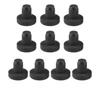 Lot 10 Bouchons Étanchéité Silicone Camping-Car | Silicone, Noir/Blanc, S'adapte Trous 7mm | Capots Ventilation Fenêtre Caravane | Résistance Haute Température -40°C À 250°C