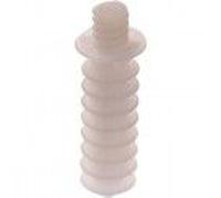 Lot 10 cheville à visser pour embase fixation collier ° 8 mm matériaux pleins DHOME