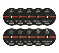 LOT 10 DISQUES 75 X 2 X 10 mm A TRONCONNER POUR MEULEUSES PNEUMATIQUES