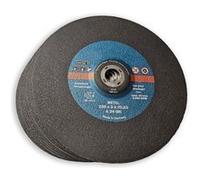 LOT 10 DISQUES PLATS A TRONCONNER (COUPER) METAUX 230 x 3 x 22.2