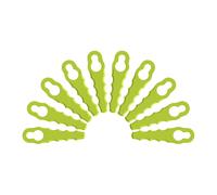RYOBI Lot de 10 Lames Dentelées RAC158 Rechange pour Tête Double RAC155 | Lamelles de remplacement pour la tête RAC155, coupe des herbes hautes et de la végétation dense, montage sans outil, jardin