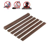 Lot 10 Pics Anti Intrusion FISHTEC 50 x 4,5 x 1,5 cm 5 m Découpables Pose Visser Ou Coller Protection Murs