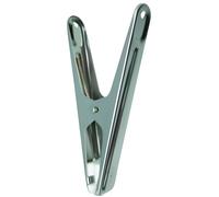 MSV France Pinces à linge Lot de 10 INOX Gris