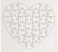Lot 10 Puzzles Coeur 40pcs 160x160