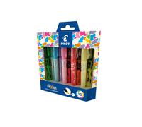 Pilot Pen Surligneur effaçable Frixion Light – Pointe biseautée 4 mm – Lot de 10 multicolores