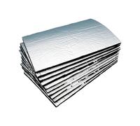 Lot 10 Tapis Insonorisants Et Isolants Thermiques 25 Cm X 18 Cm Épaisseur 5 Mm/10 Mm Pour Voiture Fourgonnette Capot. Avant Tapis insonorisant(10pcs 5mm)