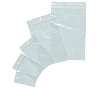 Lot 1000 sachets (10 x100 sachets) zip transparents à fermeture rapide - 50 microns d'épaisseur - Différents format et taille au choix (220 x 280 m/m)