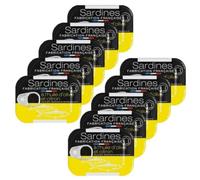 Lot 10x Sardines à l'huile d'olive et au citron - Conserve 115g