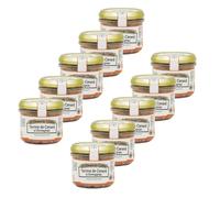 Lot 10x Terrine de canard à l'Armagnac - Bocal 90g