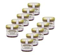 Lot 10x Terrine de lapin aux pruneaux - Bocal 90g
