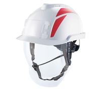 Lot 12 Casques électricien MSA V-GARD 950 non ventilé avec écran GVF1A-C0A05H0-000