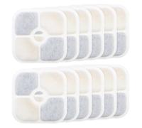Lot 12 Filtres Remplacement Fontaine à Eau Chat Compatible Catit PIXI 43717 Accessoire Animaux Compagnie