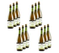 Lot 12x Cidre de Lézergué artisanal brut - Bouteille 750ml