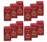 Lot 12x Infusion rooibos fruits rouges - Boîte 32g