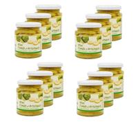 Lot 12x Mini fonds d'artichauts - Bocal 110g