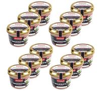 Lot 12x Mousse de foie de porc au cognac - Bocal 180g