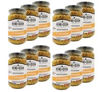 Lot 12x Moutarde à l'ancienne - Bocal 350g