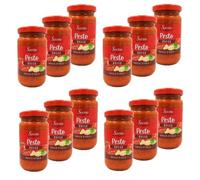 Lot 12x Sauce pesto rosso - Bocal 190g