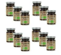 Lot 12x Tapenade noire BIO - pot 90g
