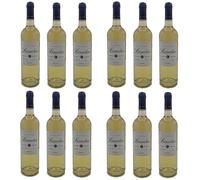 Lot 12x Vin blanc Cœur vignes - Entre-deux-mers - Bouteille 750ml