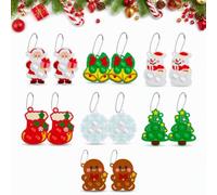 Lot 14 porte-clés de Noël silicone anti-stress à bulles pressables | 7 motifs variés, pendentif suspensible, idéal comme cadeau de Noël et cadeau d’anniversaire décoration sapin vitrine fête