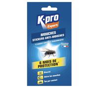 Lot 18 bandes adhésives transparent anti mouches 6 mois KAPO K-PRO