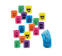 Lot 18 mini ressorts colorés pour pinata - Multicolore