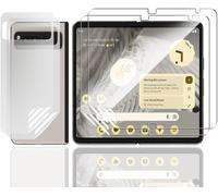 Lot 2+2 Films Tpu Pour Google Pixel Fold - Protection Écran Et Dos Couverture Complète, Anti-Rayures, Oléophobe, Auto-Cicatrisant, Filtre Confidentialité