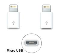 Lot 2 Adaptateurs CONVERTISSEUR CONNECTEUR LIGHTNING MICRO USB IPHONE 5 IPAD IPOD APPLE