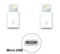 Lot 2 Adaptateurs CONVERTISSEUR CONNECTEUR LIGHTNING MICRO USB IPHONE 5 IPAD IPOD APPLE